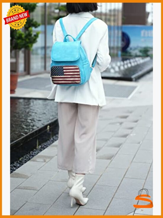 Vegan Leather Backpack Purse for Women Travel Daypack Fashion Top-Handle main image 7